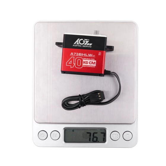 Original Rebrand A73BHLW V2 25T MG 40KG Torque WP Digital RC Steering Brushless for 1/10 RC Car Airplane